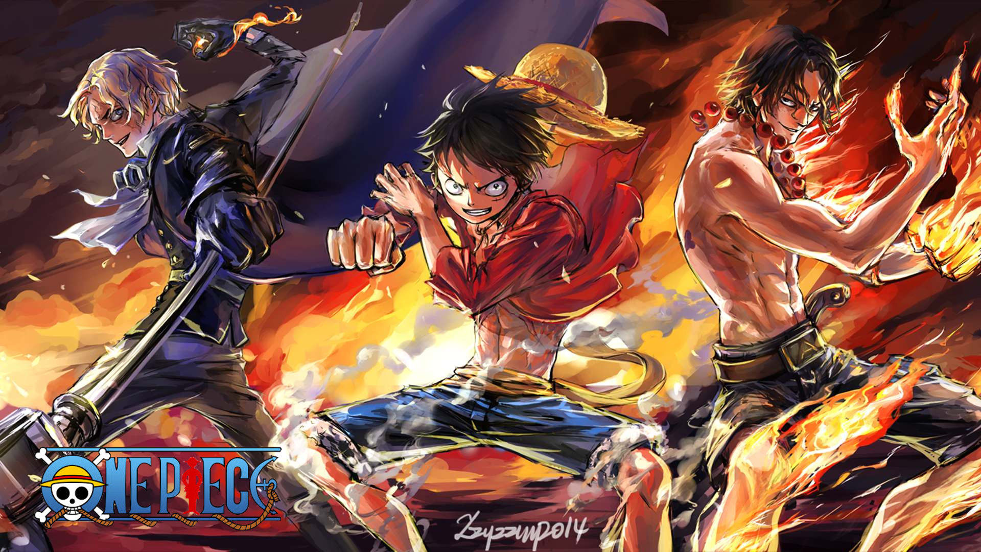 One Piece Wallpaper ASL by Crimsoncrowley on DeviantArt